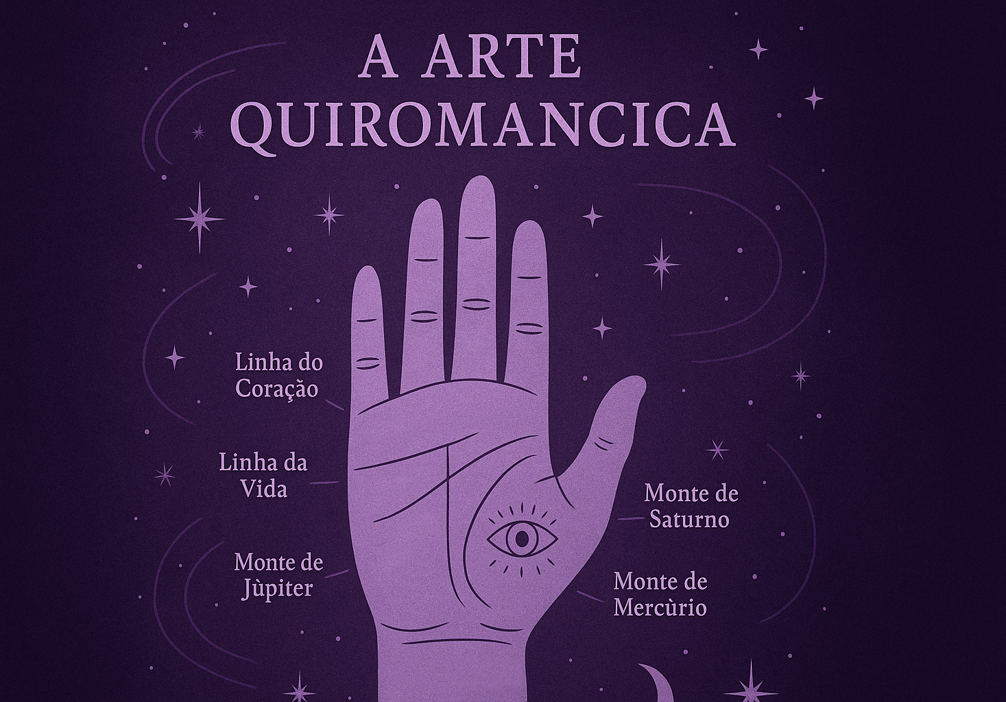 Ilustração de Quiromancia